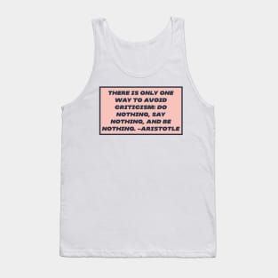 Criticism Tank Top